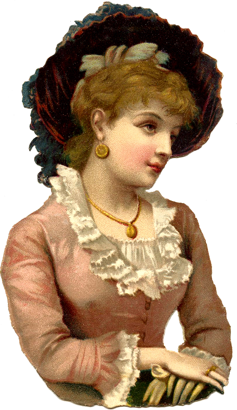 Vintage Victorian Woman Print