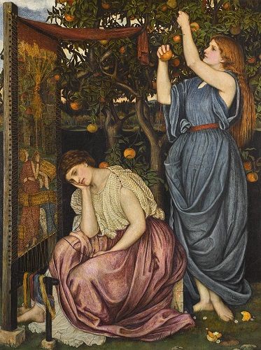 Penelope at the loom